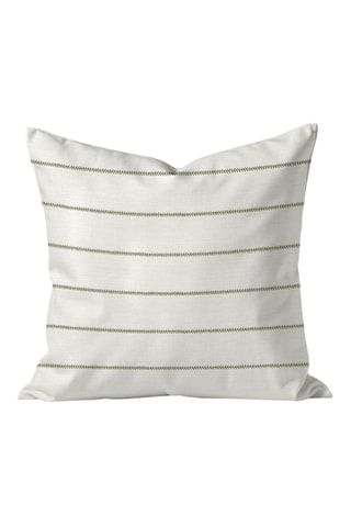 Copricuscino - Verde scuro e beige - 50 x 50 cm