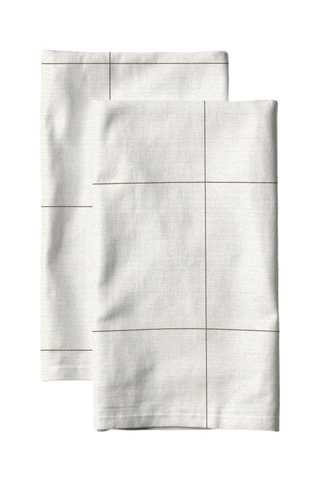 2 strofinacci - Ecrù