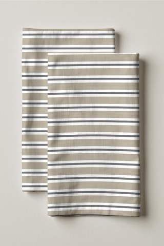 2 strofinacci - Beige e navy