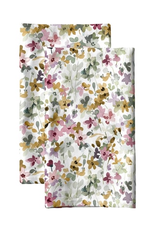 2 strofinacci - Bianco e giallo