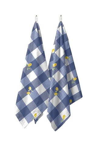 2 strofinacci - Blu scuro