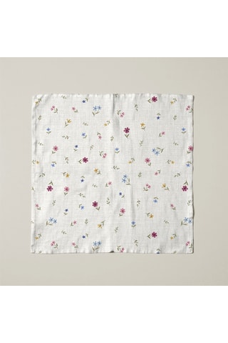 4 tovaglioli - Bianco e rosso