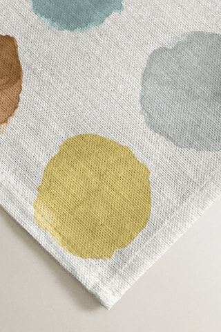 4 tovaglioli - Bianco e grigio chiaro