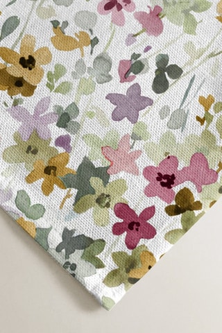 4 tovaglioli - Bianco e rosa cipria