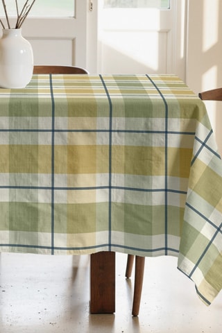 Tovaglia quadrata antimacchia - Verde acqua - 180 x 180 cm