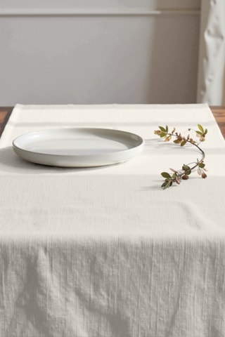 Runner antimacchia in cotone bio - Ecrù - 50 x 150 cm