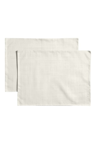 Tovaglia rettangolare antimacchia in cotone bio - Beige - 35 x 50 cm