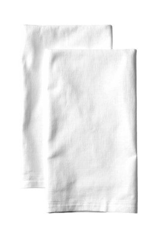 2 strofinacci - Bianco