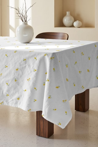 Tovaglia rettangolare antimacchia - Bianco