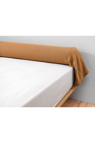 Taie de traversin Gaïa - Camel