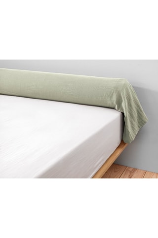 Taie de traversin 125 g/m² Gaïa - Vert d'eau