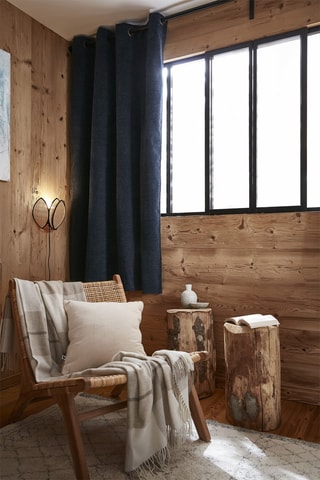 Rideau Bjon Bleu marine -  140 x 180 cm