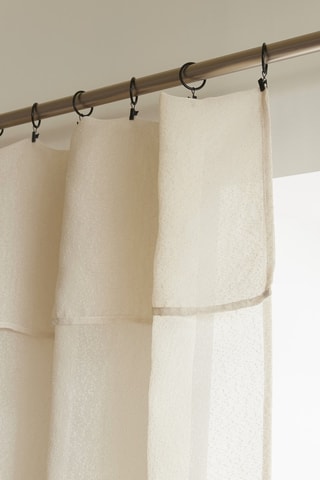 Rideau ajustable Elda - Beige - 140 x 270 cm