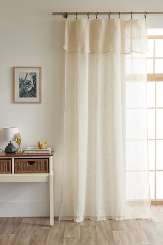 Rideau ajustable Freya - Beige - 140 x 270 cm