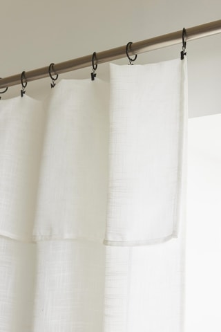 Rideau ajustable Nia - Ivoire - 140 x 270 cm