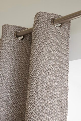 Rideau Atlas - Gris clair - 140 x 240 cm