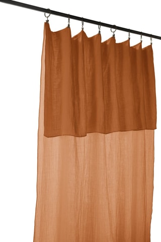 Rideau Gaïa - 140 x 300 cm - Abricot