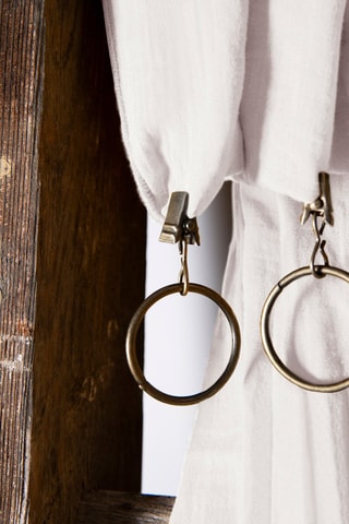 Rideau ajustable en coton - Chantilly - 140 x 300 cm