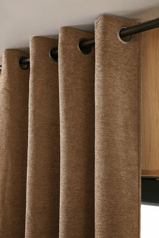 Rideau occultant Bjorn - Camel - 140 x 180 cm