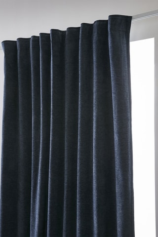 Rideau occultant Bjorn - Bleu nuit - 140 x 260 cm
