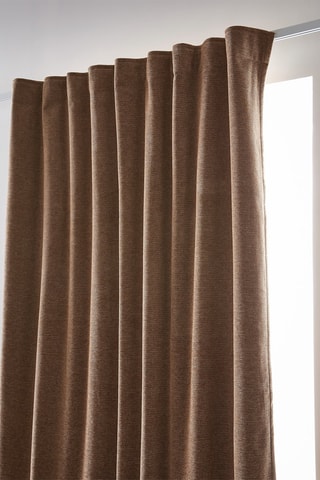 Rideau occultant Bjorn - Camel - 140 x 260 cm
