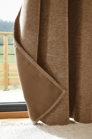 Rideau occultant Bjorn - Camel - 140 x 260 cm