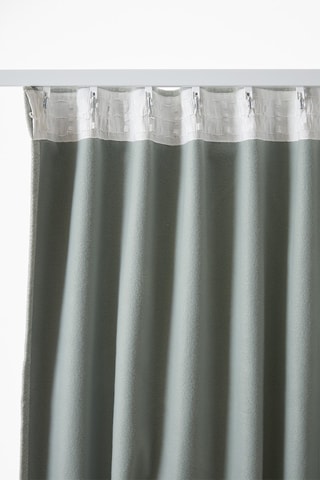 Rideau occultant Bjorn - Vert d'eau - 140 x 260 cm