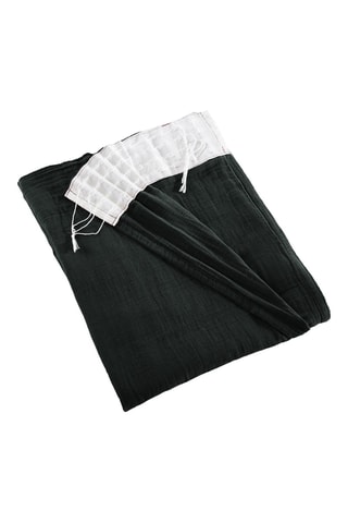 Rideau Gaia - Vert foncé - 140 x 240 cm