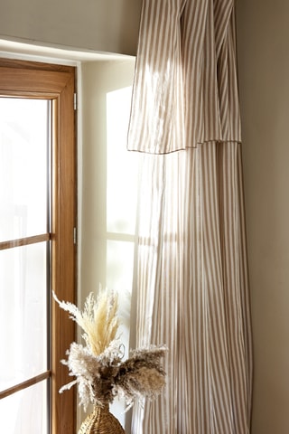 Rideau ajustable Romie - Beige foncé - 140 x 300 cm