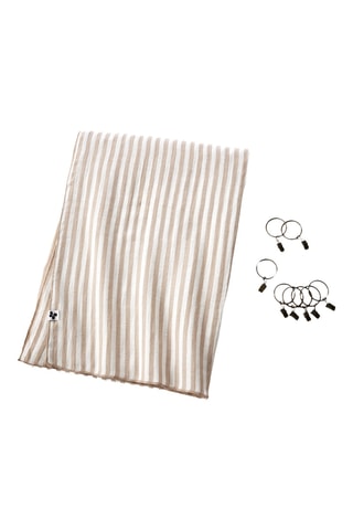 Rideau ajustable Romie - Beige foncé - 140 x 300 cm