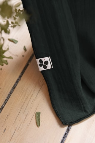 Rideau ajustable Gaia - Vert foncé - 140 x 300 cm