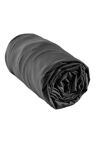 Drap-housse en viscose de bambou 120 fils/cm² Salomé - Noir