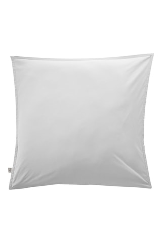 Taie d'oreiller en percale de coton 80 fils/cm² Bally  - Blanc
