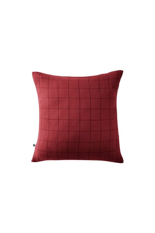 Taie d'oreiller Gaïa Match - Lie de vin