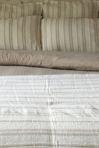 Taie d’oreiller réversible en percale de coton 80 fils/cm² Tom