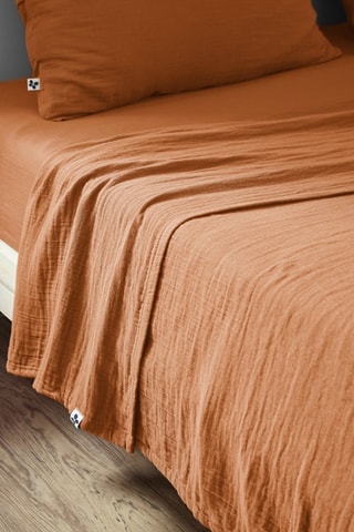 Drap plat Gaïa - Abricot