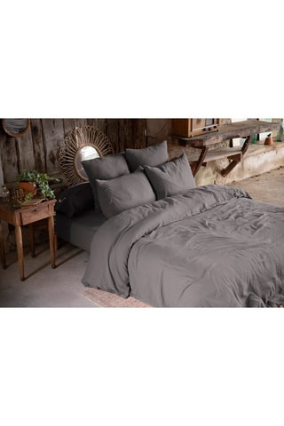 Housse de couette Gaïa - Granit