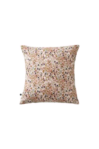 Taie d'oreiller Capucine - Moutarde et rose