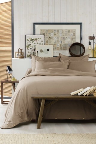 Housse de couette Candice - Beige foncé