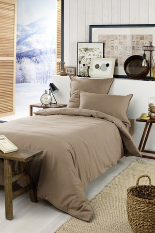 Housse de couette Candice - Beige foncé