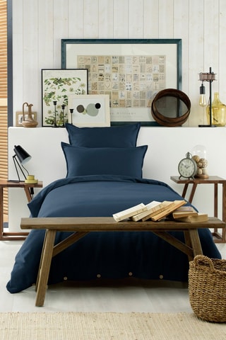 Housse de couette en flanelle de coton 170 g/m² Candice- Nuit