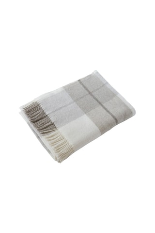 Plaid en laine Marius Beige et marron - 140 x 200 cm