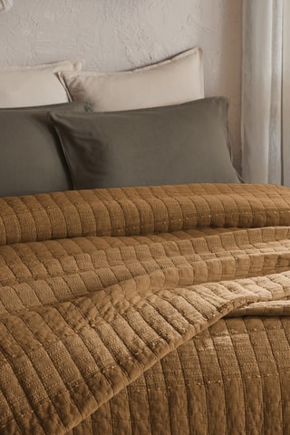 Couvre-lit Zelie - Marron