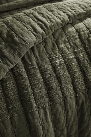 Couvre-lit Zelie - Kaki