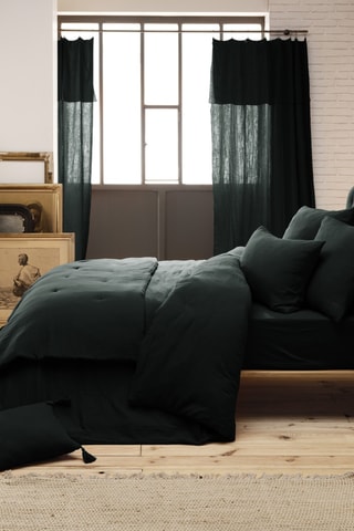 Couvre-lit Gaia - Vert foncé
