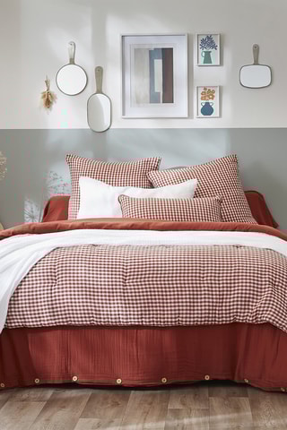 Couvre-lit Vickie - Terracotta