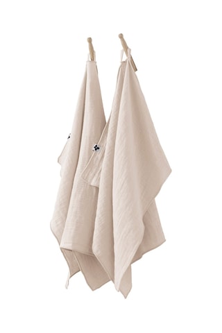 2 essuie-mains 125 g/m² Gaïa - Pampa