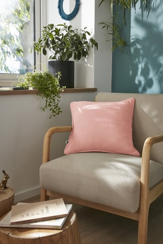 Coussin Gaïa - 45 x 45 cm - Rose