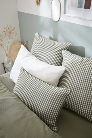 Coussin Vickie -  40 x 60 cm - Kaki