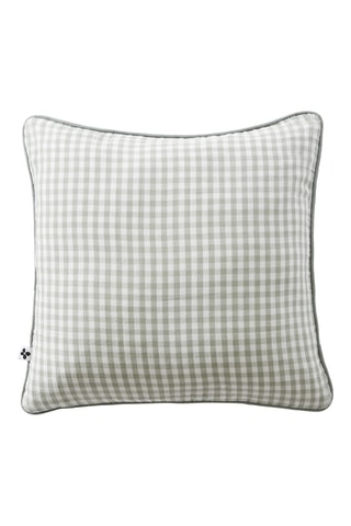 Coussin Vickie - Vert et blanc - 45 x 45 cm